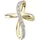 Jobo Kreuzanhänger Gelbgold 585