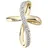 Jobo Kreuzanhänger Gelbgold 585