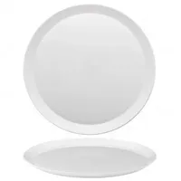 Grangusto Pizzateller Ø 33,5 cm, weißes Glas, Bormioli Rocco, 6er-Pack
