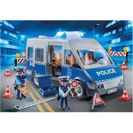 Playmobil City Action Polizeibus mit Straßensperre 9236