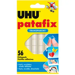 UHU patafix doppelseitige Klebepads 1,2 x 1,2 cm, 56 St.