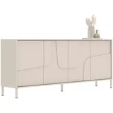 OTTO home Sideboard 205 x 84 x 40 cm Beige