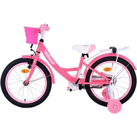 Volare Ashley Kinderfahrrad - Mädchen - 18 Zoll - Rosa/Rot