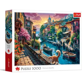 Trefl – Italienurlaub – 1000 Teile – Puzzle zum Selberlegen, kreative Unterhaltung, klassisches Puzzle für Erwachsene und Kinder ab 14 Jahren