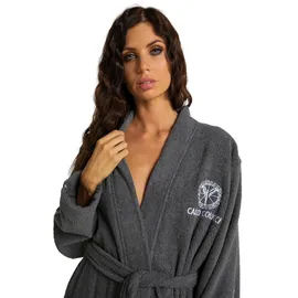 Carlo Colucci Bademantel Vito Damen - XL - anthrazit