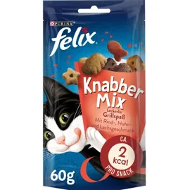 felix® Katzen-Leckerli KnabberMix Grillspaß 8x 60,0 g