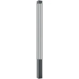 Maytoni Elbe Außenpoller Metall 200 cm 25 W inkl. LED-Lampe grau