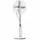 ProfiCare PC-VL3064MS 40 cm Standventilator Silber/Weiß