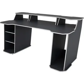 byLIVING Schreibtisch Matrix Anthrazit / Weiß