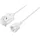 Sygonix SY-6248190 Strom Verlängerungskabel 16 A Weiß 1.50 m H05VV-F 3G 1,5 mm2