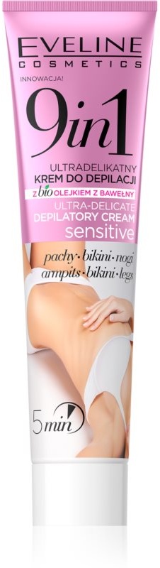 Eveline Cosmetics Sensitive Enthaarungscreme für empfindliche Oberhaut 125 ml