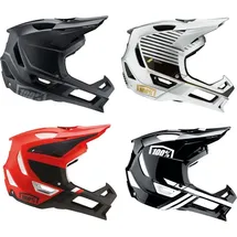 100% Trajecta Fidlock Fullface Helm-Schwarz-L