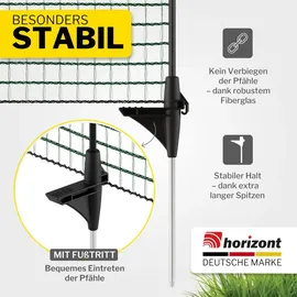 Horizont Begrenzungszaun FLEX 25 m x 90 cm Grün