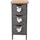 Mobili Rebecca Nachtschrank Rebecca 25 x 56 x 56 cm Grau