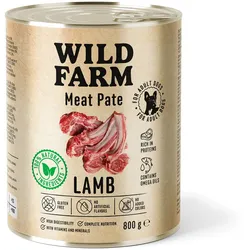 WILD FARM Pastete Lamm 800g glutenfreies Hundefutter