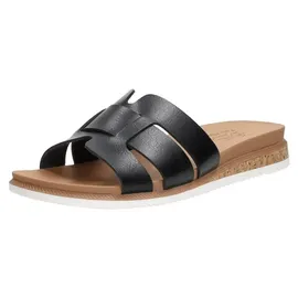 SKECHERS Damen Desert KISS Low Peak Look Schiebe-Sandalen, Black, 39 EU