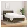 vidaXL Boxspringbett 100 x 200 cm Dunkelbraun