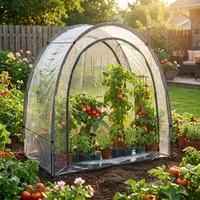 ideoon garden Foliengewächshaus Folie Transparent 175x186 cm 3,25 m2