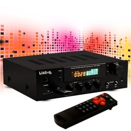 liston12 Stereo Receiver FM Radio Tuner Verstärker Bluetooth USB SD MP3 Fernbedienung AMP5000BT