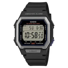 Casio W-738H Digital 10 BAR Schwarz 1AVEF