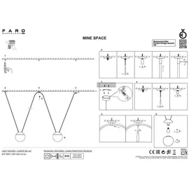 FARO Mine 3-flg. 19 cm rund weiß