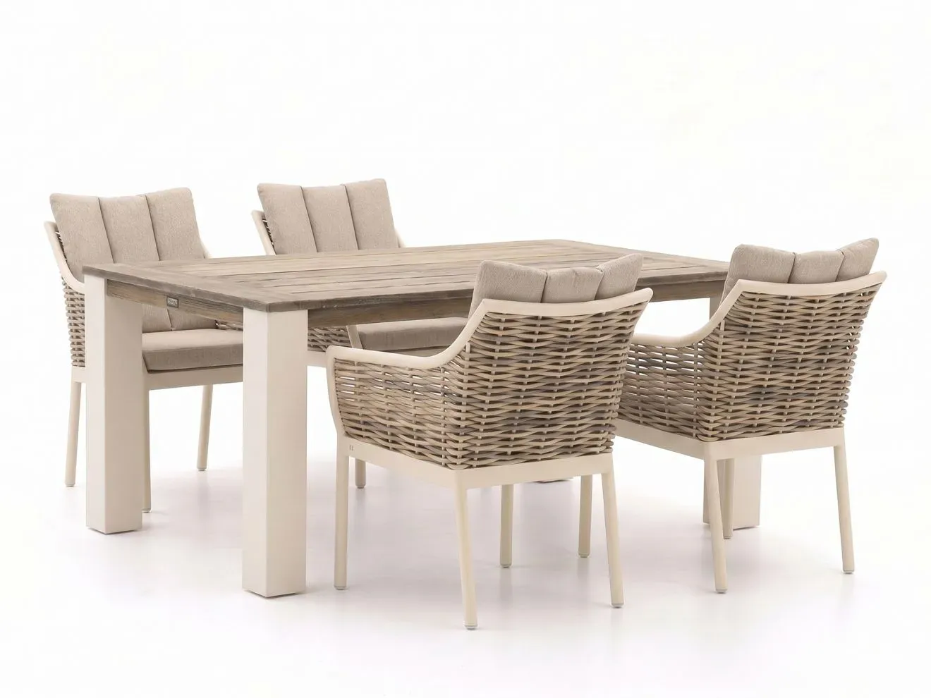 + 10 % Kassenrabatt | Apple Bee Milou/ROUGH-X 180 cm Gartenmöbel-Set 5-teilig