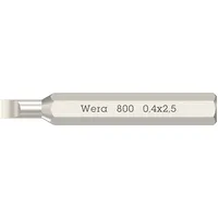 WERA 05058101001 800/0 Micro Schlitz-Bit 2.5 mm