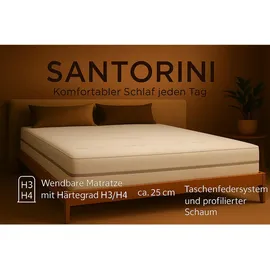 kaiser möbel SANTORINI 160 x 200 cm H3/H4