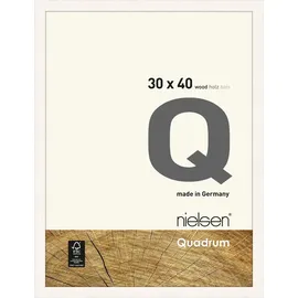 Nielsen Holzrahmen 6530021 Quadrum 30x40cm d. weis| Preis nach Code NIKOLAUS