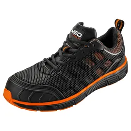 Neo Tools Arbeitsschuhe Herren Damen Sicherheitsschuhe Sneakers – Größe 42 - Schwarz