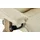 Stressless Relaxsessel Reno Leder 79 x 108 x 75 cm Creme mit Hocker