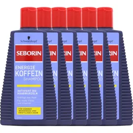 Schwarzkopf 6 x Schwarzkopf Seborin Energie Koffein Shampoo je 250ml gibt Kraft, Fülle &