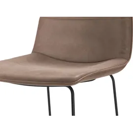 Freistil Rolf Benz Schalenstuhl »117« () 4 Stk.mit schmalem Metallgestell in Schwarz, ohne Armlehne