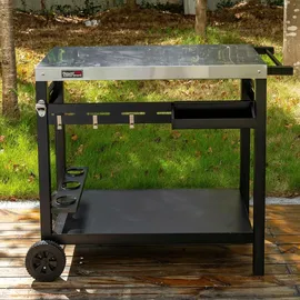 Royal Gourmet Grillwagen 137,5 kg Edelstahl silber