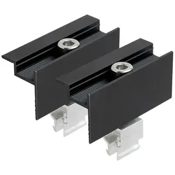 Modulendklemme Klick ALU schwarz - 30mm