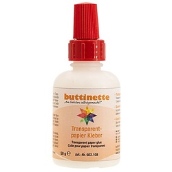 buttinette Transparentpapier Kleber, 50 g