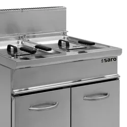 Saro E7/FLG2V17 Doppel 34 l Eigenständig 33000 W Fritteuse Edelstahl