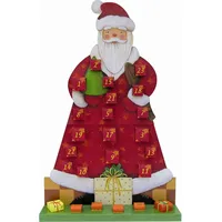 XL Adventskalender zum Befüllen Santa Claus groß und wiederverwendbar H 84cm - Rot