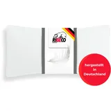 RIBECO Johanna Kopfkissen 40 x 80 cm Weiß