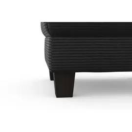 Home Affaire Polsterhocker Summer Cord 77 x 48 x 67 cm Grau