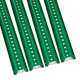 Vevor U-Kanal-Schilderpfosten Pfostenschildhalter, 4er-Pack grüne, robuste feste Zaunpfosten aus Stahl, U-Kanal-Schild aus Stahl für Garten, Hof, Bauernhof oder Verkehrskreuzung 183 cm