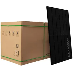 Photovoltaik Solarmodul Glas-Glas Solarmodul ECO LINE N-Type M108/435W 435 Wp Luxor Solar, full-black, bifazial EVO2 (35 Stück, ganze Palette)