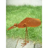 Zen Man Edelrost Garten Vogel Gartendeko Rost Vogel Deko Garten Vogel Rost Metall Handarbeit 25 * 12 * 26cm 101637