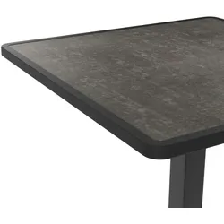 Gastro Outdoor Terrassentisch Borkum | 70x70 cm | Resalit Kupfer