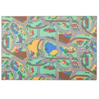 Snapstyle Kinder Spiel Straßenteppich Bunt 200x250cm