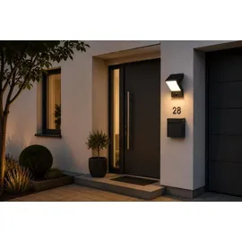 dotlux Solarleuchte Aluminium 3,5W 250 lm inkl. Sensor grau
