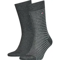 Tommy Hilfiger Socken im 2er-Pack, Anthrazit, 43-46