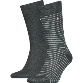 Tommy Hilfiger Socken im 2er-Pack, Anthrazit, 43-46