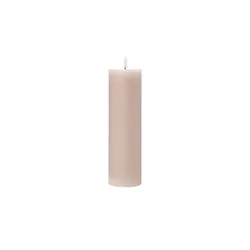 LED Kerze   , rosa/pink , Wachs,Kunststoff , Maße (cm): H: 28  Ø: 7.5
