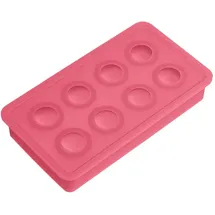 LURCH 10428 Eisbereiter aus BPA-freiem Platin Silikon für 8 Eiskugeln in der Größe 3 cm